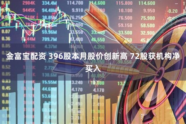 金富宝配资 396股本月股价创新高 72股获机构净买入