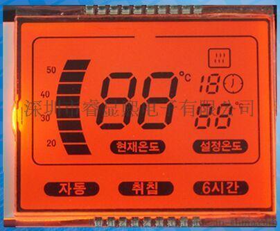 温控器显示屏，LCD液晶显示屏，段码屏，可开模定制显示屏